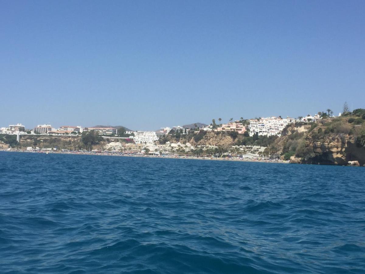 Playa Burriana, Tva Terasser, Havsutsikt, Pool Нерха Екстериор снимка