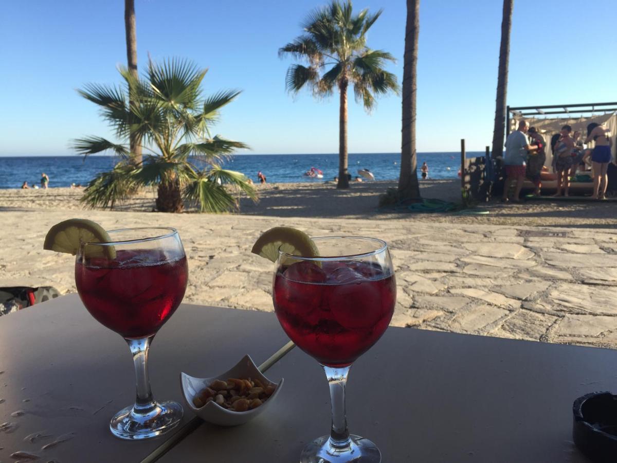 Playa Burriana, Tva Terasser, Havsutsikt, Pool Нерха Екстериор снимка